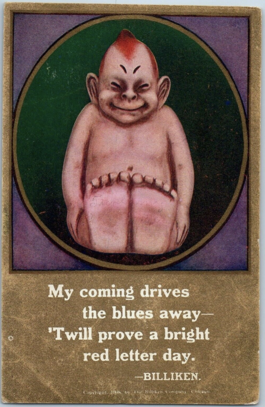 Billiken postcard, 1908