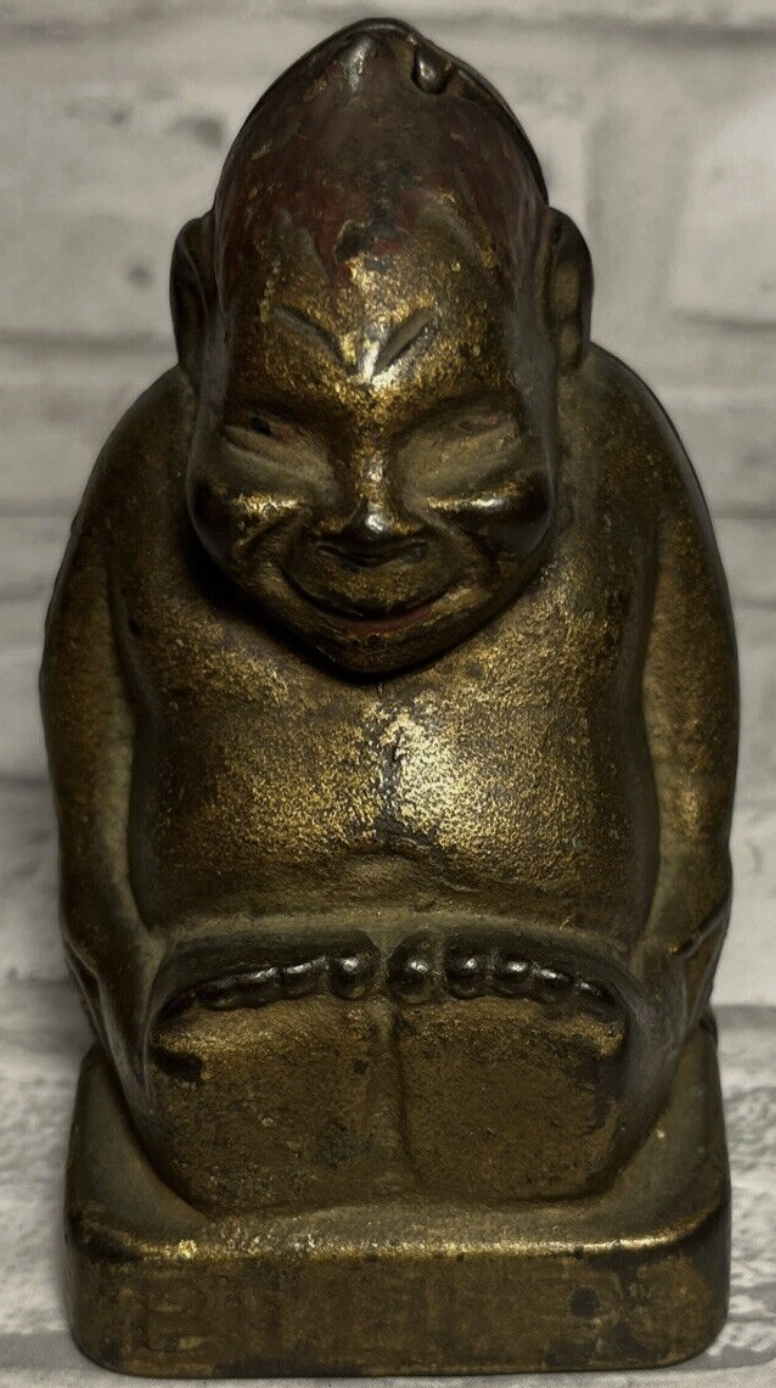 cast iron Billiken coin bank, c. 1908
