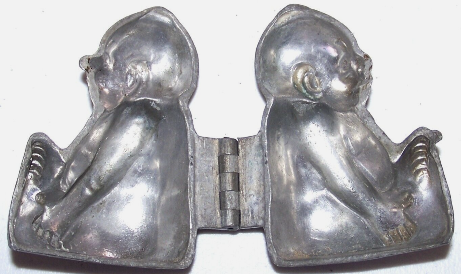 Tin Billiken chocolate mold, ca. 1910s