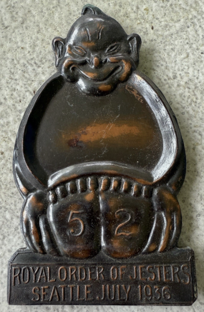 Royal Order of Jesters Billiken Trinket Tray, 1936